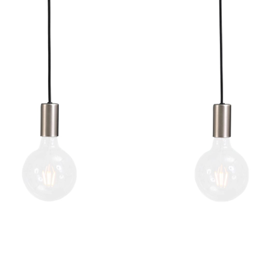 Pendelleuchte Concepto 3 Lichtschwarz mit Metallgrau Masterlight 8718121142449