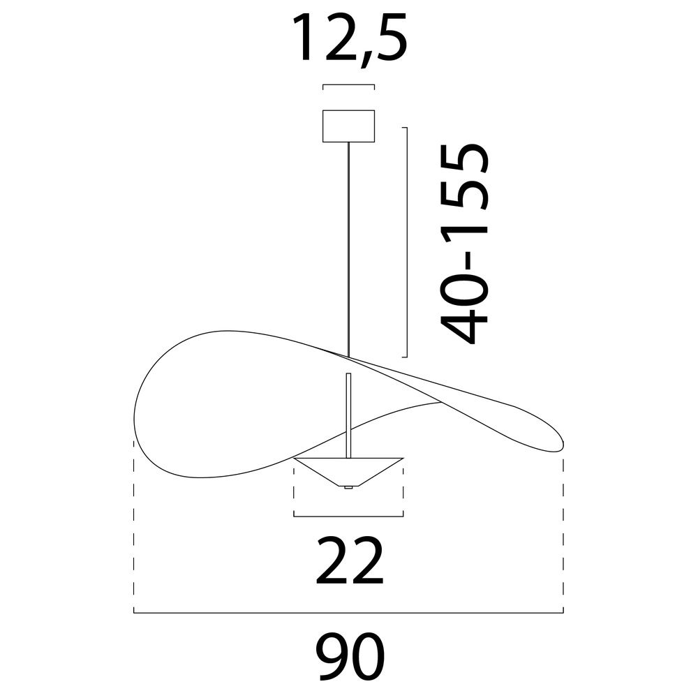 Dänische Pendellampe Lente Ø 90 cm – Sand – mit Umlenkrolle Masterlight 8718121392141