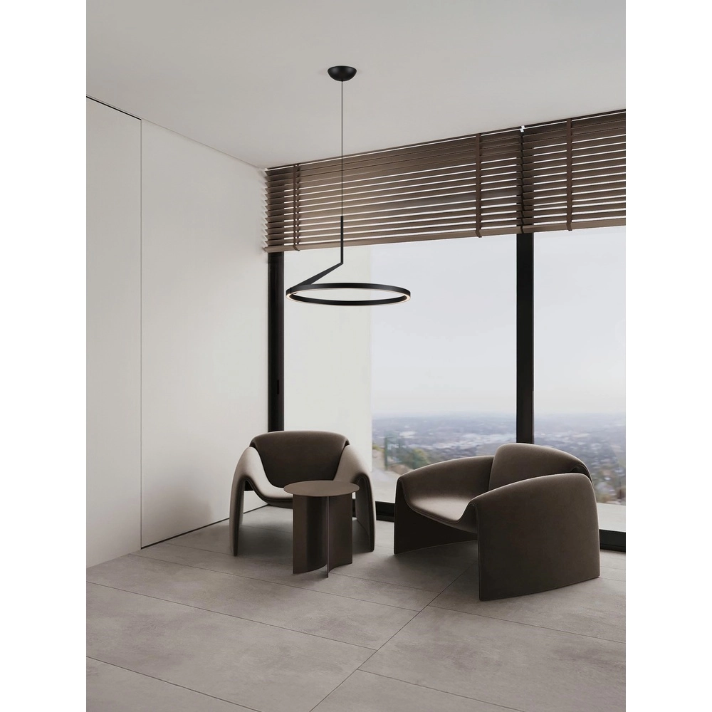 Design-Pendelleuchte Tilia schwarz
