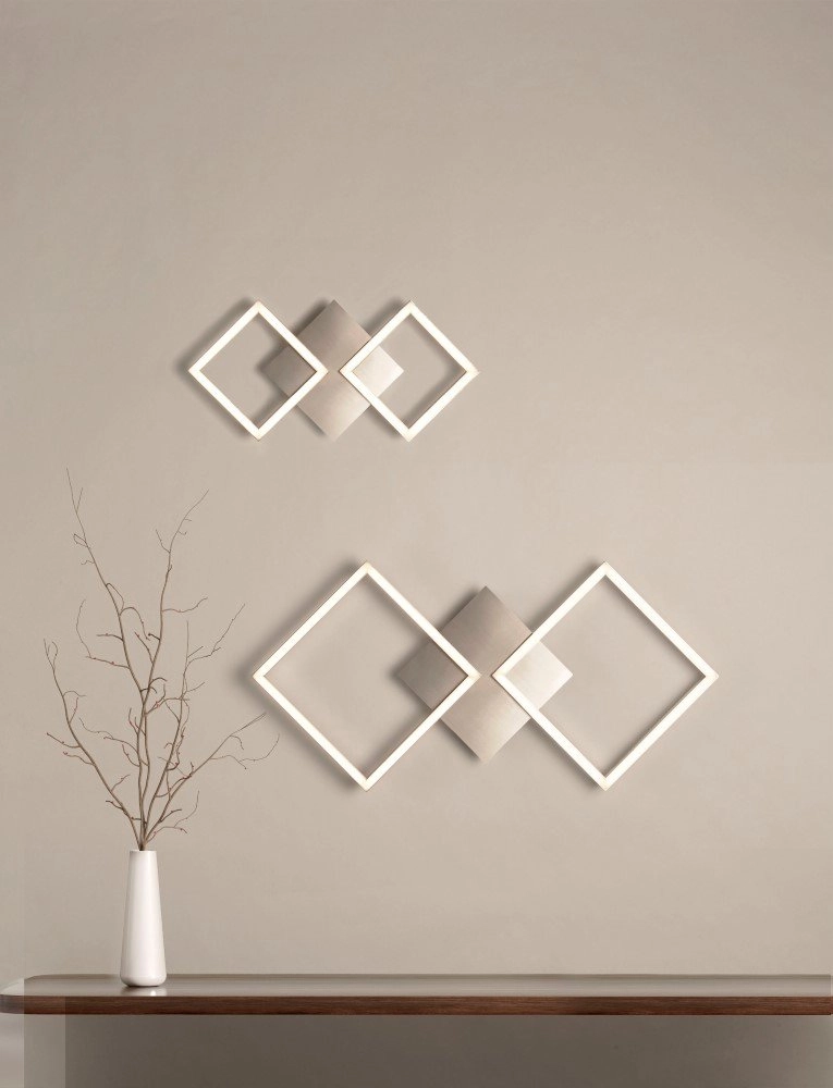Wandleuchte Wall Art 47 cm grau Searchlight 5053423154831