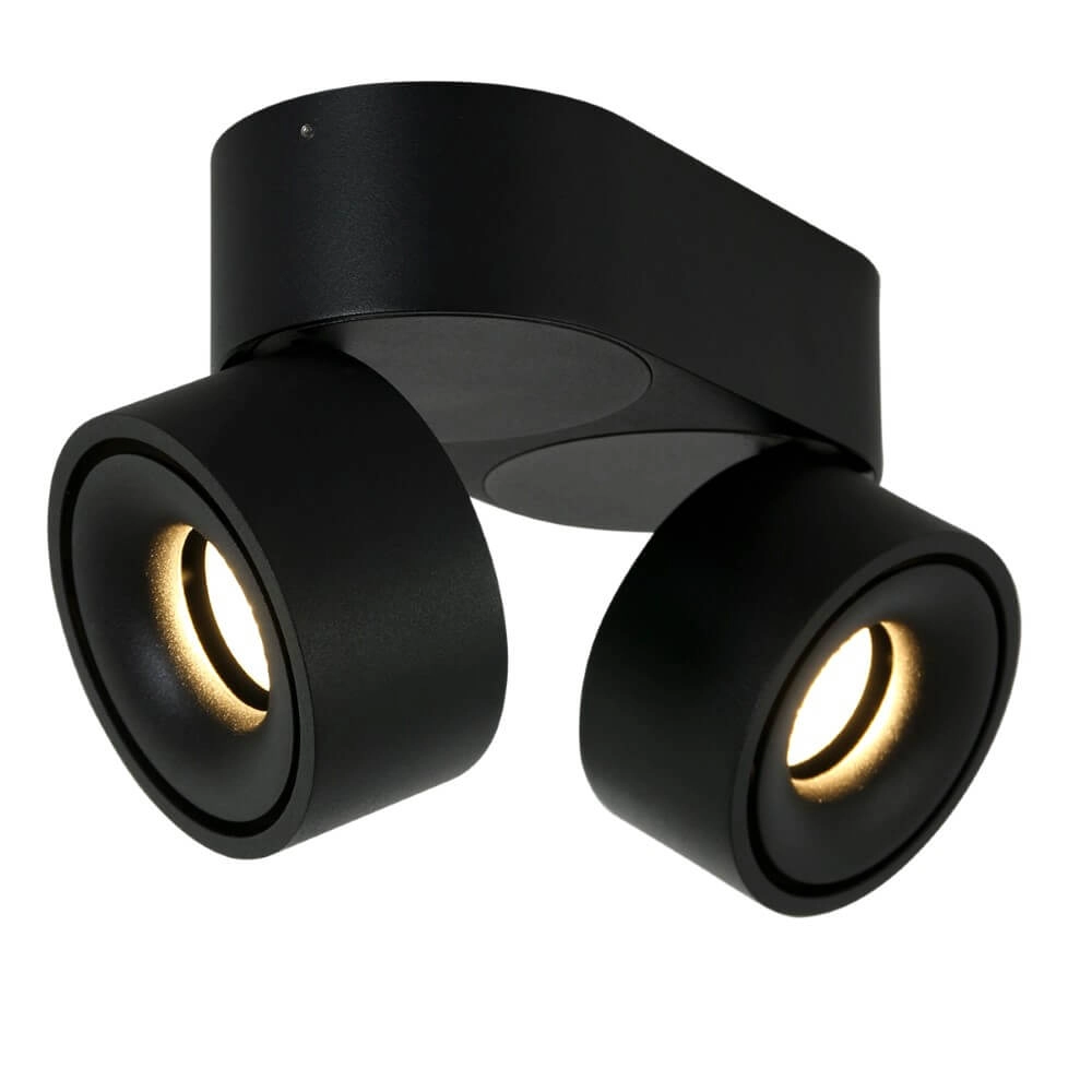 Spotlampe Fez Black 2-flammig schwarz Steinhauer 8712746132502