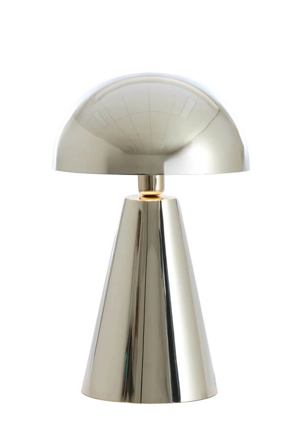 Design-Tischleuchte Surrina silbergrau Ø 31cm