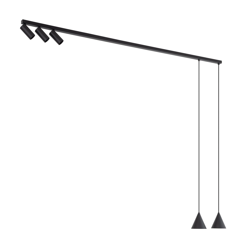 Decken- und Pendellampe Fourty Schwarz Lyora 5903139114486