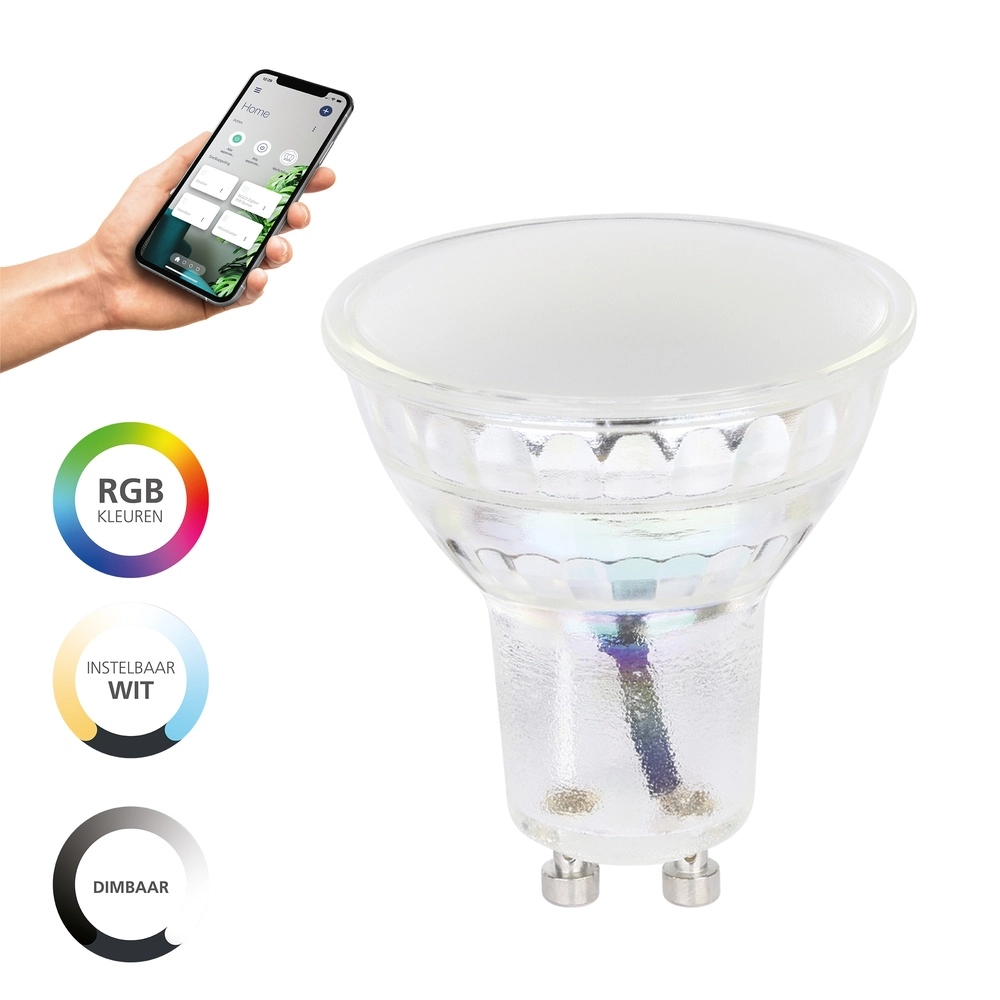 LED-Lampenkugel Zigbee GU10 4,9 W - 345 lm - 2700-6500 K