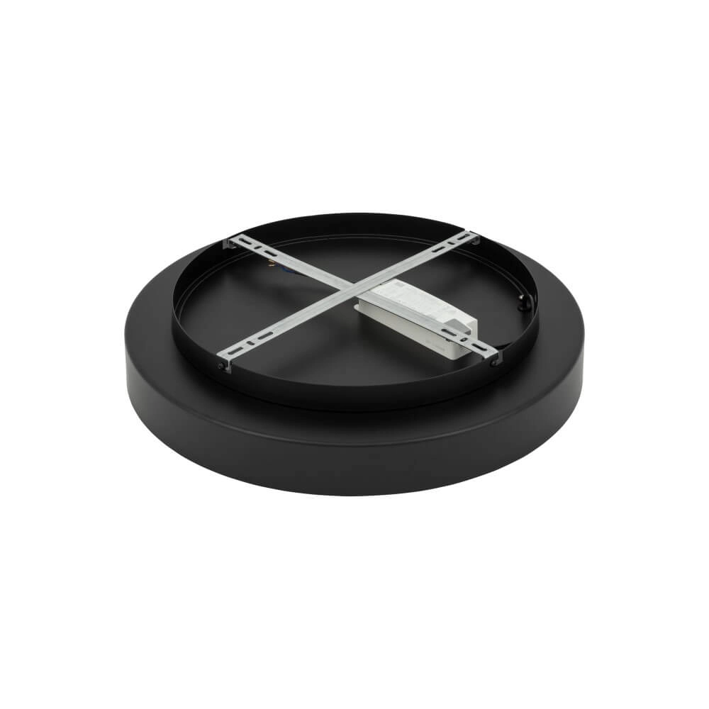 Runde Deckenleuchte Nikki Round schwarz Ø 48cm Lyora 5903139112079