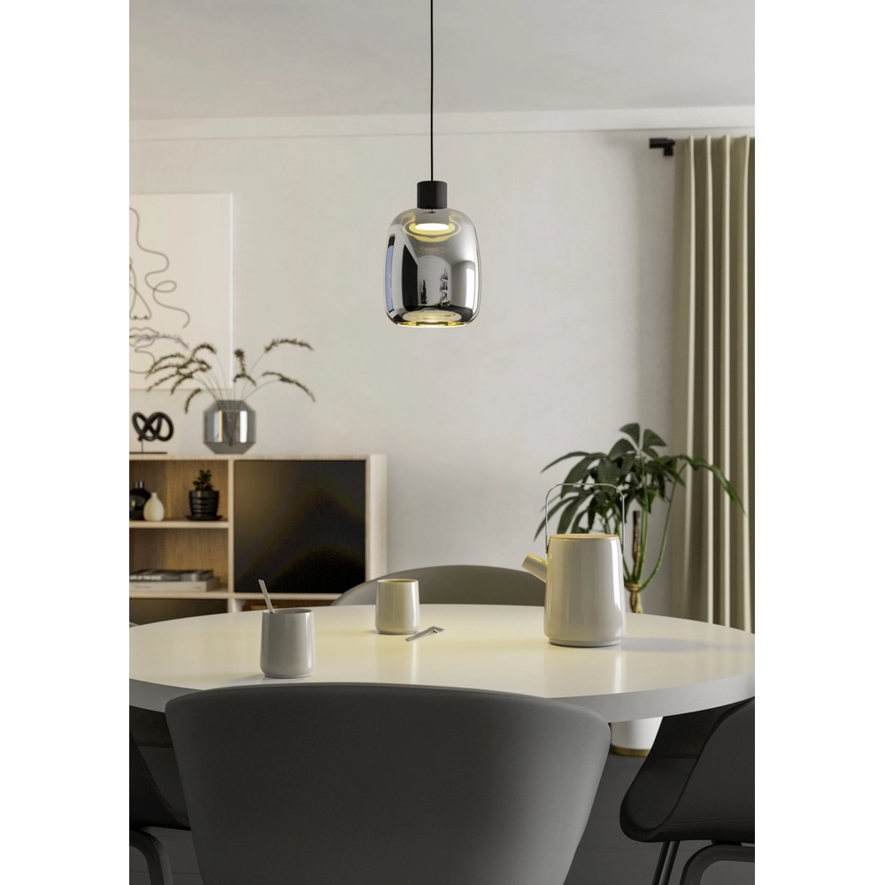 LED-Pendellicht Molochio-Z Rauchglas – Zigbee Eglo 9008606312825