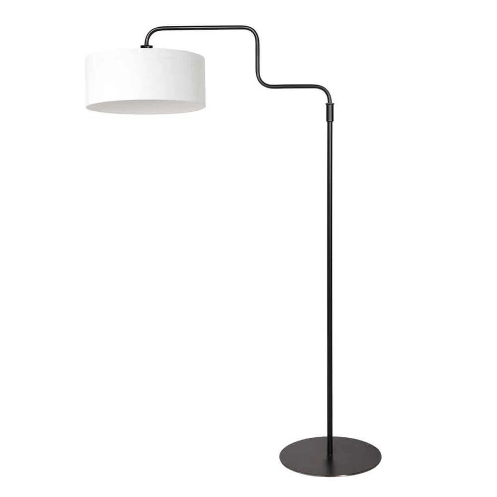Stehlampe Bloeba schwarz mit weißer Kapuze Steinhauer 8712746176964