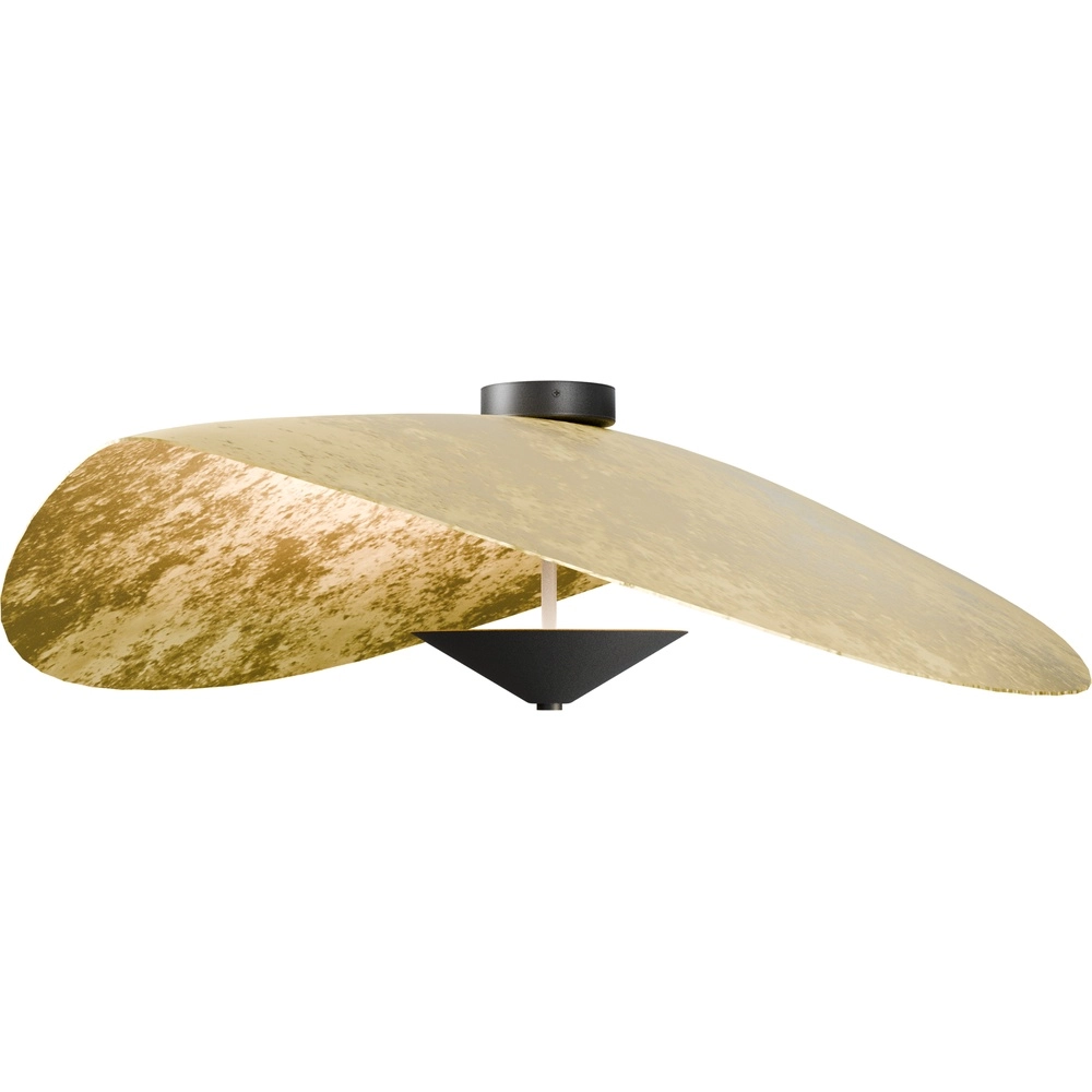 Ø 90cm LED-Deckenlicht Lente Blattgold