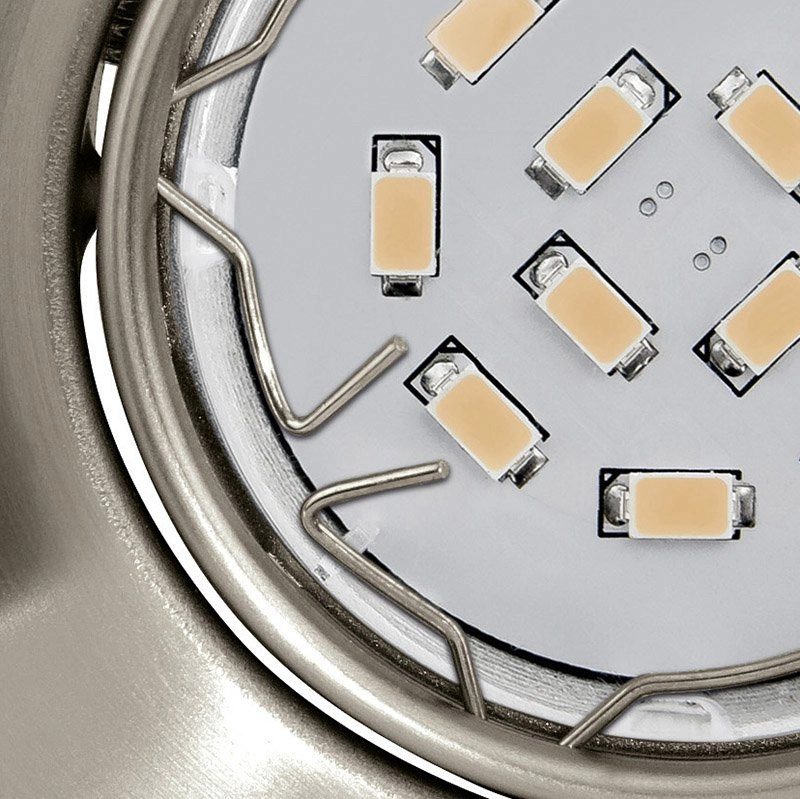 LED-Spot Peneto Round 8.7 cm Nickelmatte Eglo 9002759942427