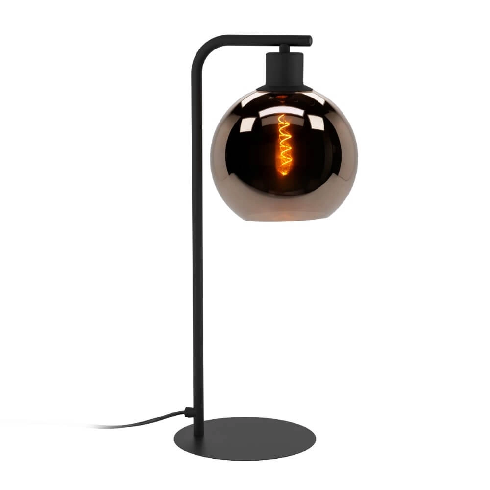 Tischlampe aus Kupfer Cordoba Schwarz