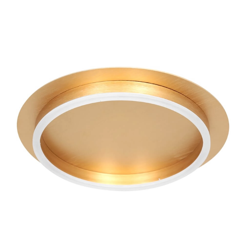 Moderne LED-Deckenleuchte Ringlux Gold - Ø 32cm Steinhauer 8712746170580