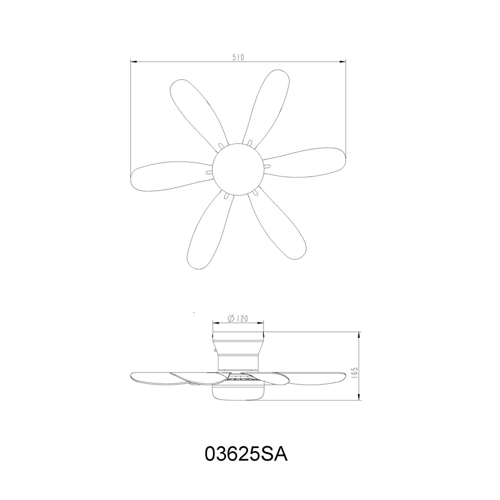 Deckenventilator Delores Sandbraun Globo 9007371580729