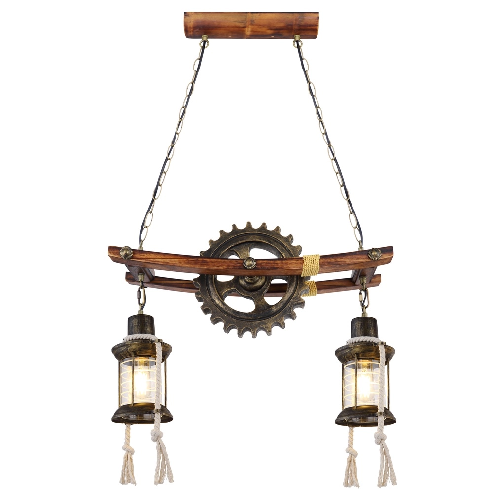 Industrie-Pendellampe Abella 2-Licht Globo 9007371407392