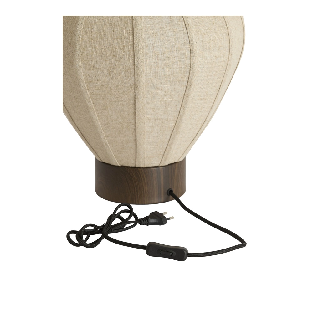 Tischlampe Kyzo Ø 35cm japandi braun Light & Living 8717807843434