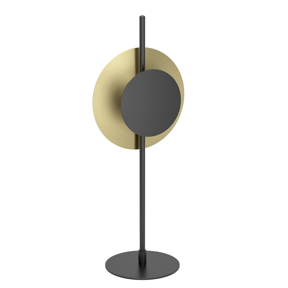 LED-Tischlampe Tocina Schwarz mit Gold