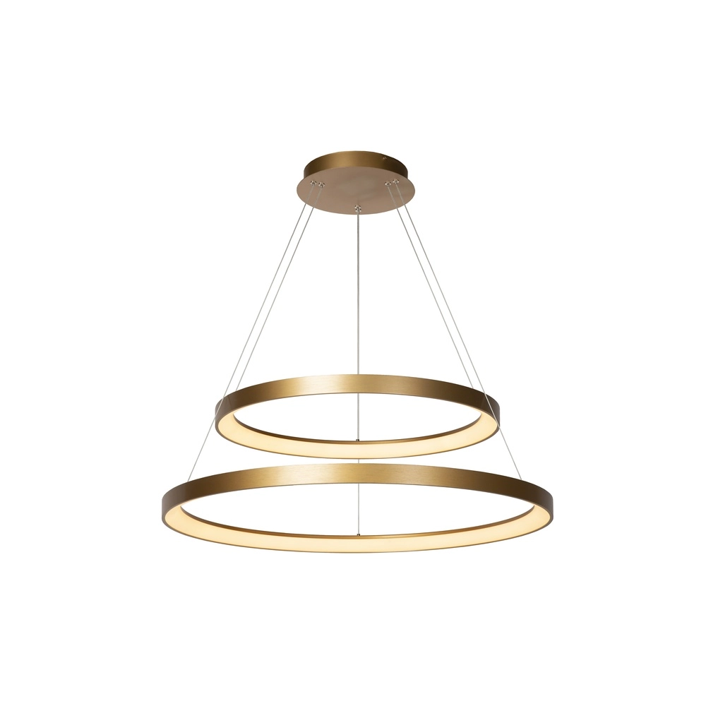 Goldene Pendellampe Vidal Ø 78 cm schlankes Design Premium by Lucide 5411212460929
