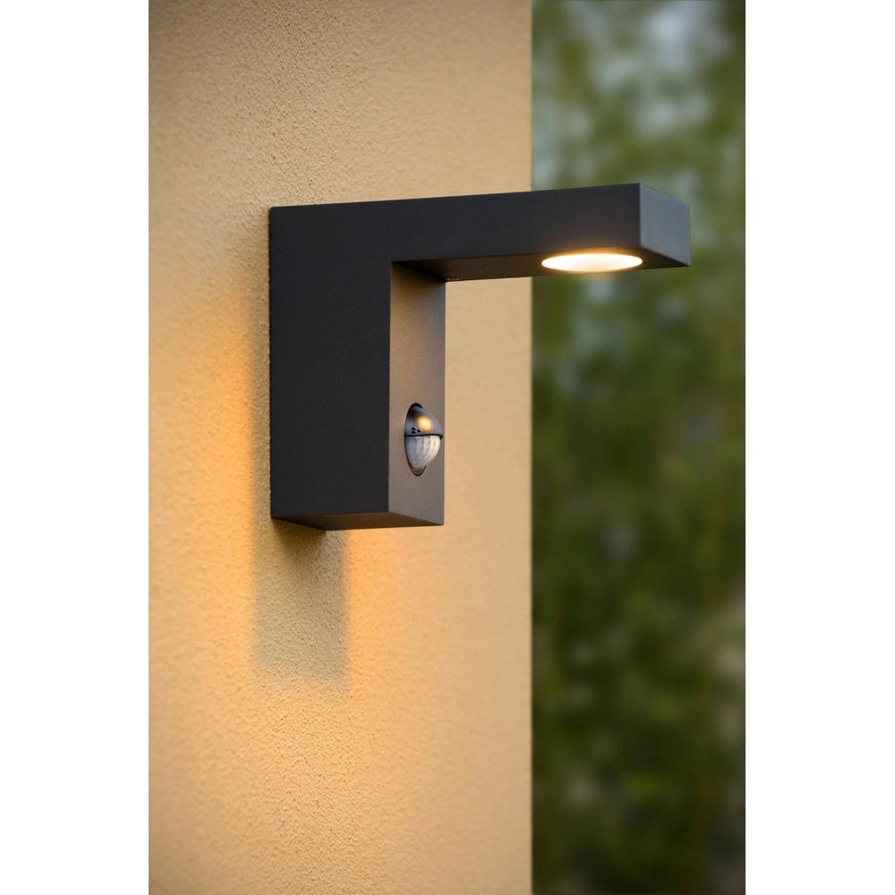 Wandlampe Texas-Ir Anthrazit mit Sensor Lucide 5411212281005
