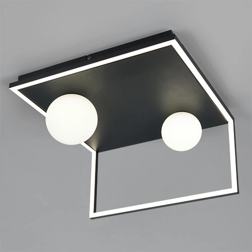 Design-Deckenlampe Arola Schwarz Trio 4017807683578