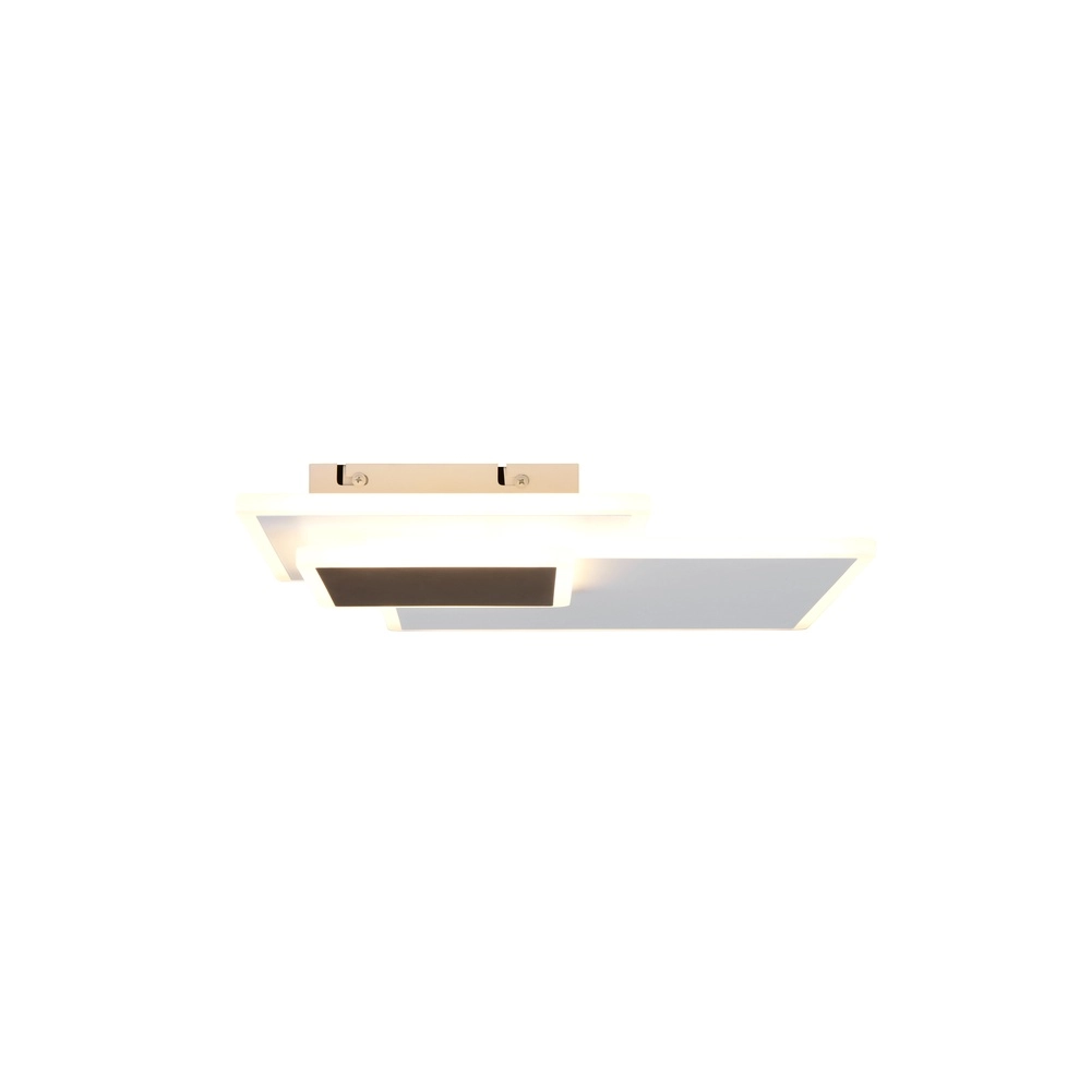 Quadratische Deckenlampe Serea Weiß Trio 4017807703788