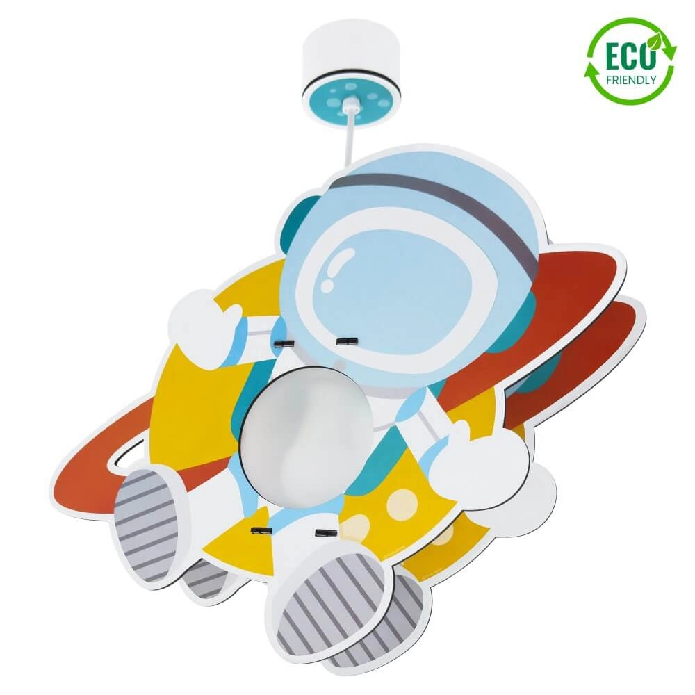 Pendelleuchte für Kinderzimmer Spaceman
