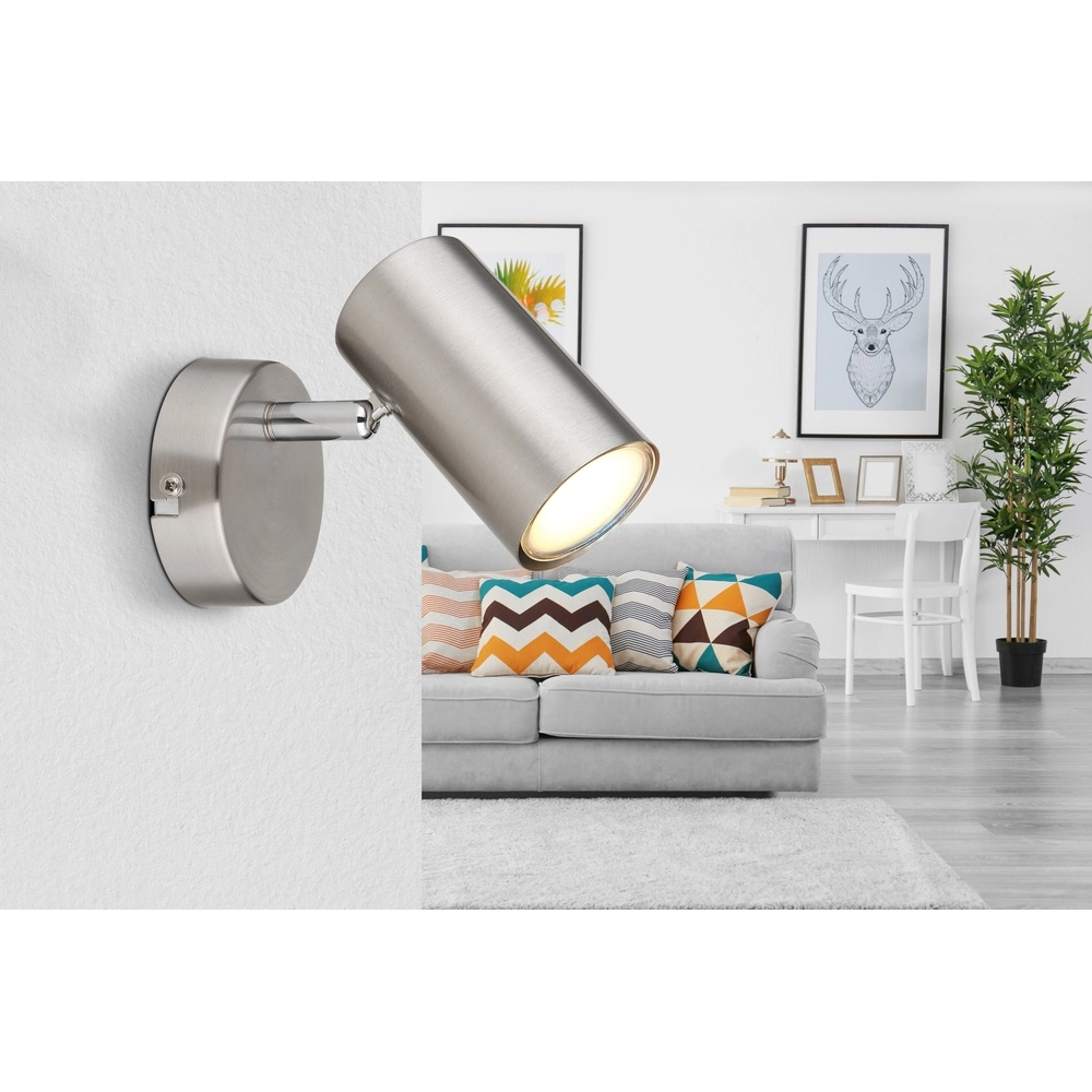 Wandlampe Allvi Nickel Globo 9007371454761