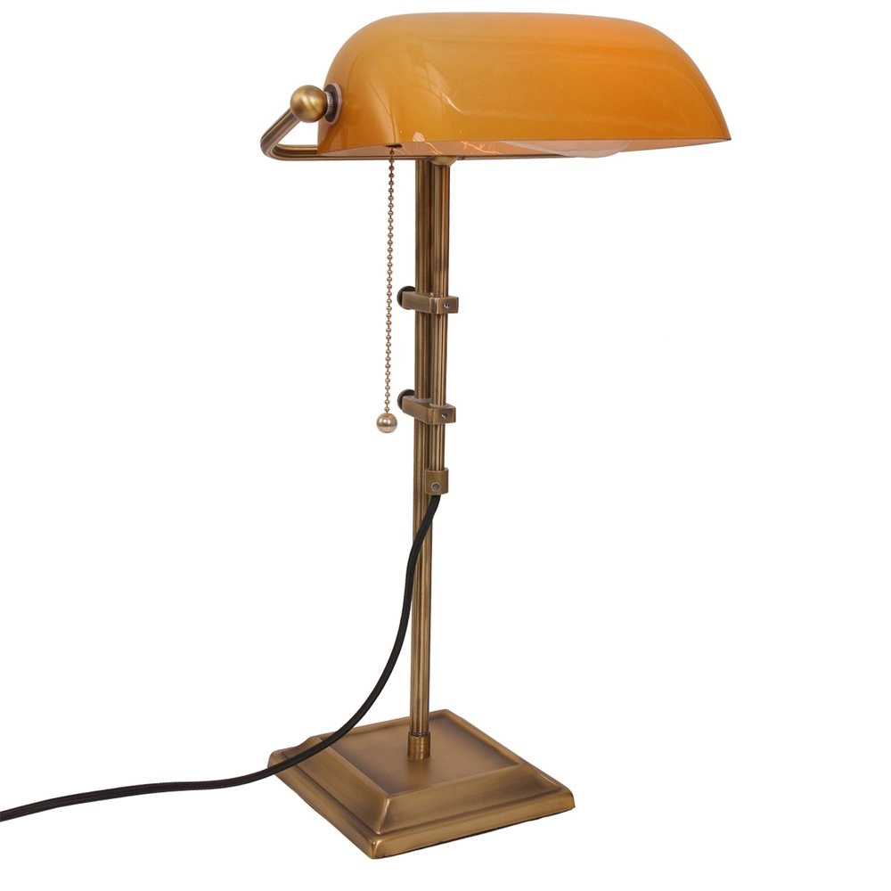 Bankierlampe Ancilla bronze