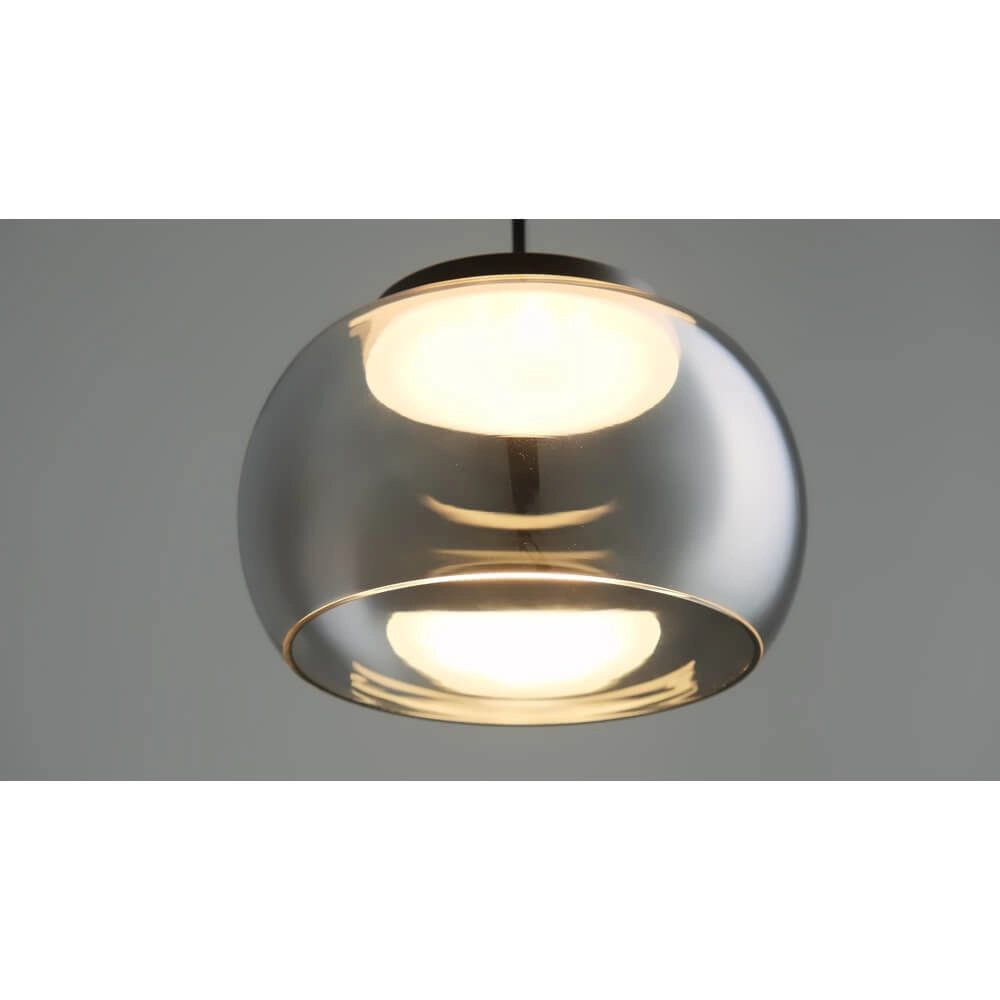 Design-Pendelleuchte Bounto mit Rauchglas Lyora 4255805301159