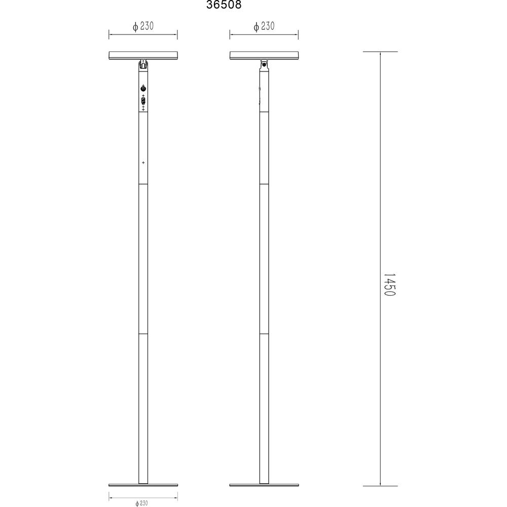 Stehlampe Dynaro Schwarz Globo 9007371516520