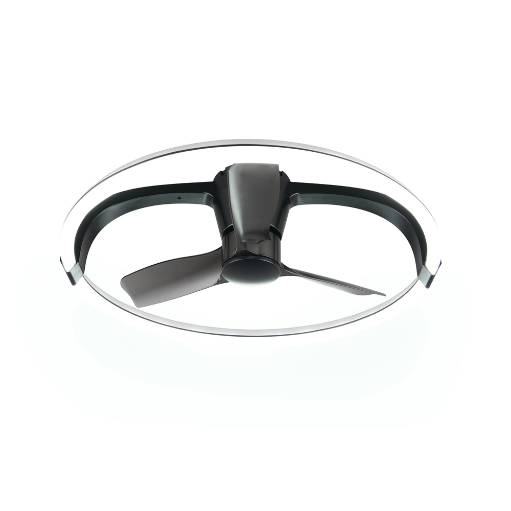 Smarthome-Lüfter Stockholm schwarze Ø 73,5 Tuya Trio 4017807693133