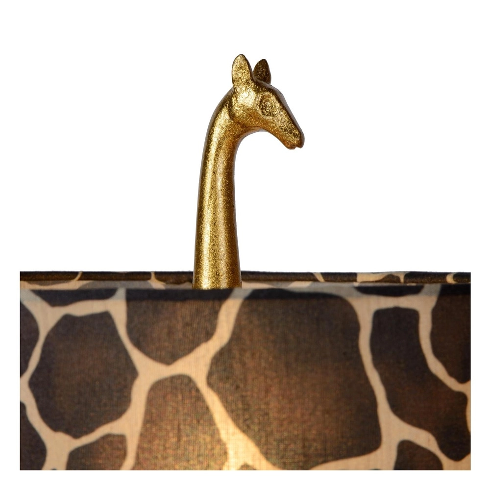 Tischlampe Extravaganza Miss Tall Giraffengold mit Schwarz Lucide 5411212105424