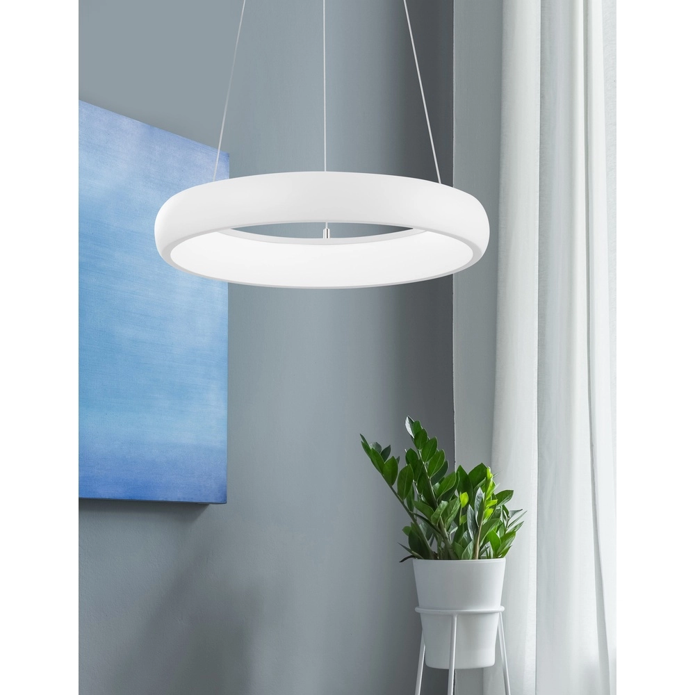 Design-Pendelleuchte Albi weiß Ø 41cm Lyora 5212017419477