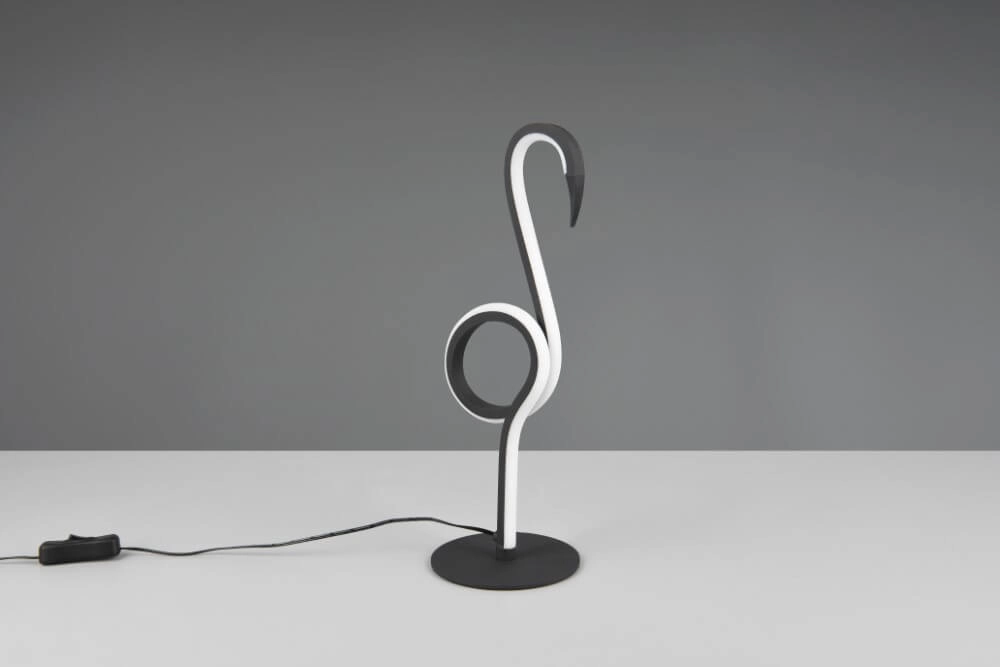 Schwarze Flamingo-LED-Tischlampe Ingo Trio 4017807613698