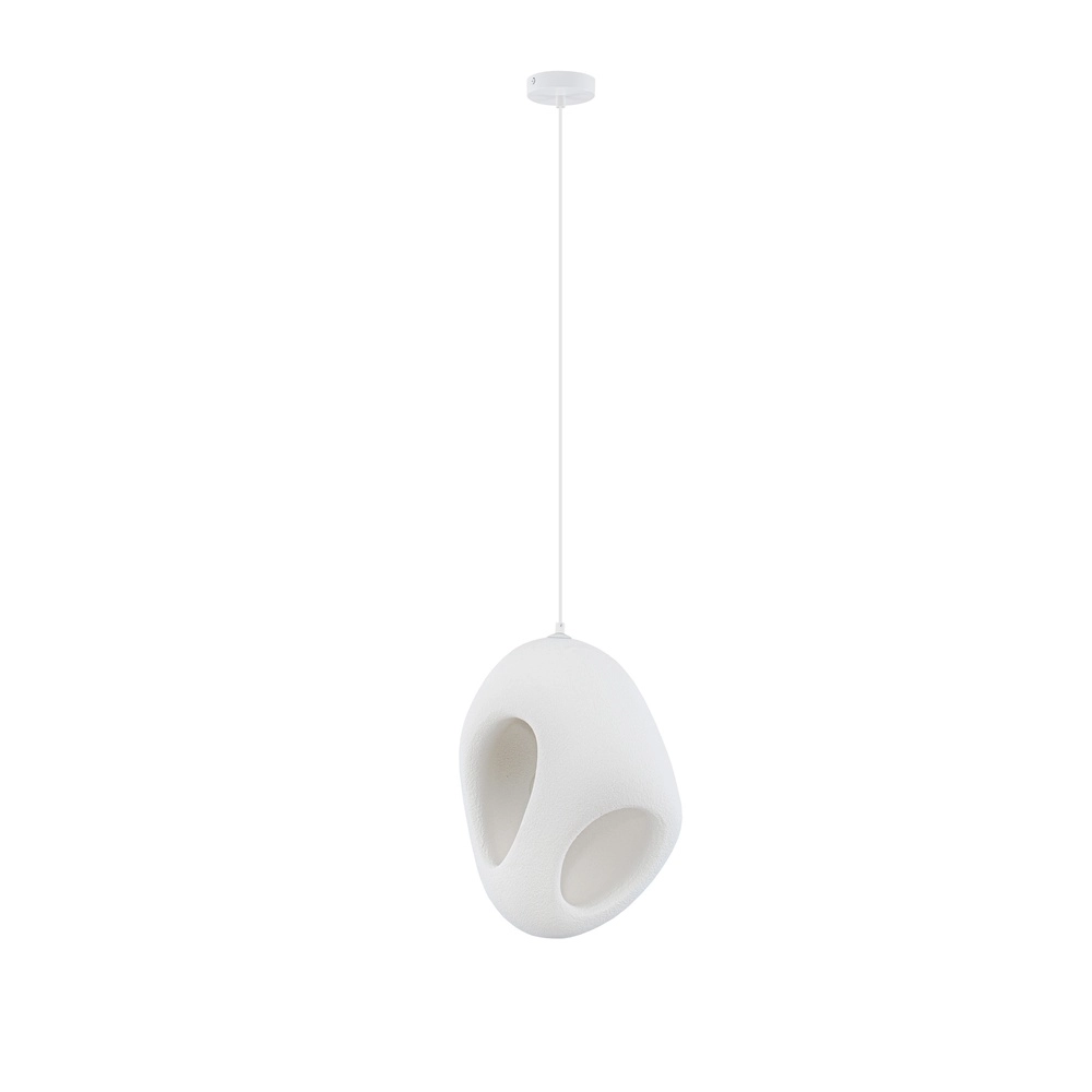 Natürliche Pendelleuchte Tempus weiß 40cm Lyora 5212017460875