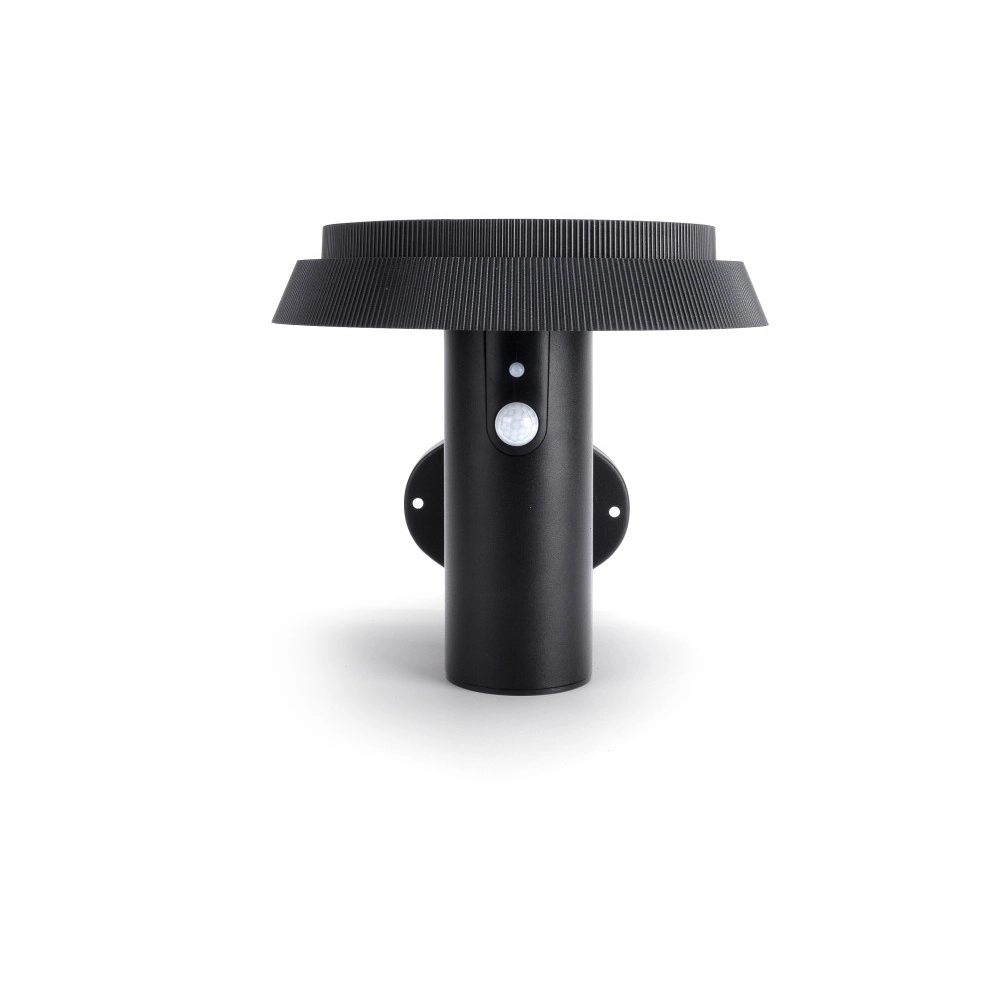 Außenlampe True Schwarz – Solar – Mit Bewegungsmelder Lyora 5055788300779