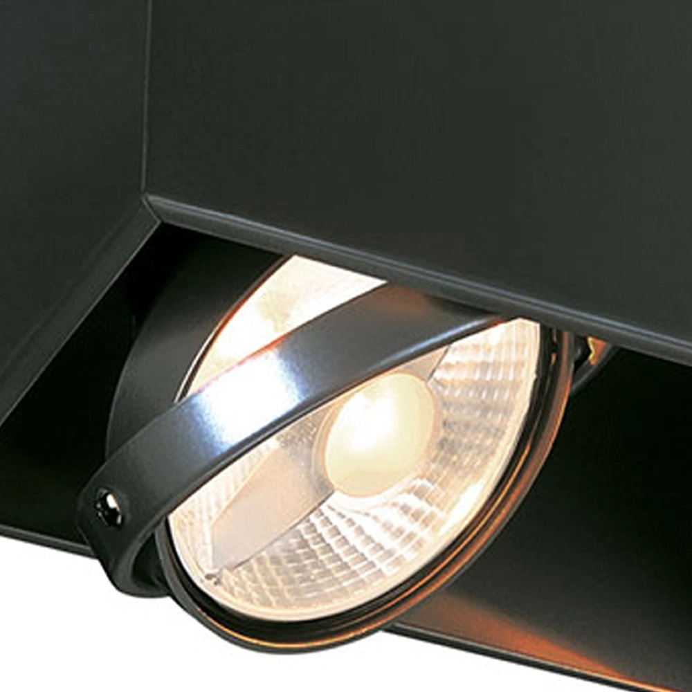 Deckenstrahler Kardamod  Square 2-flammig schwarz SLV 4024163149761