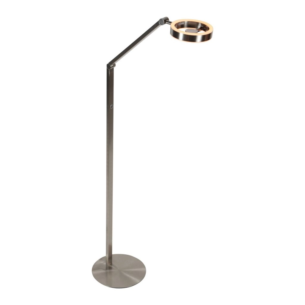 Design-Leselampe Ringlux gebürstetes Metall Steinhauer 8712746180886