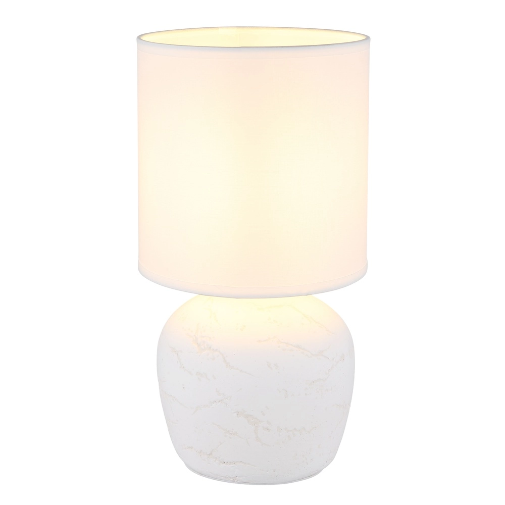 Design-Tischlampe Marble Weiß