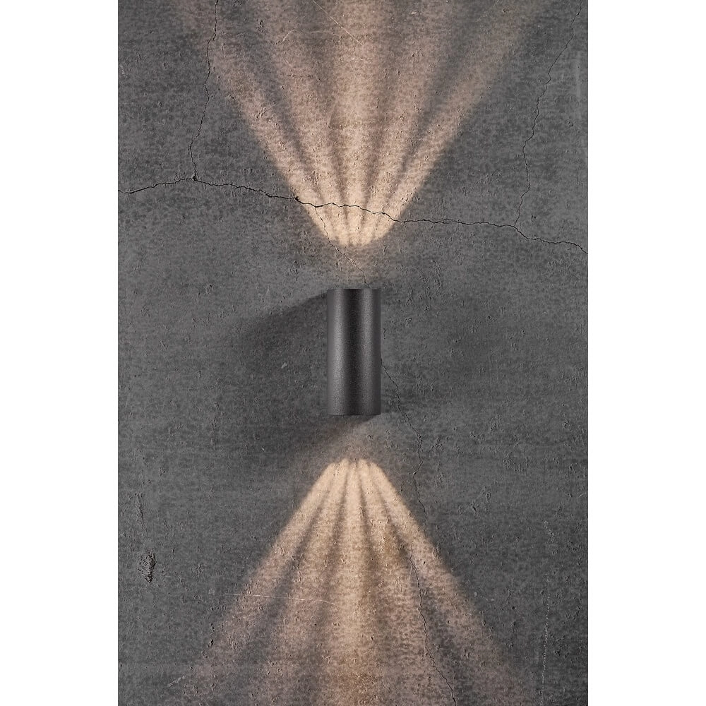 Up & Downlighter Asbol schwarz abgerundet Nordlux 5701581401389