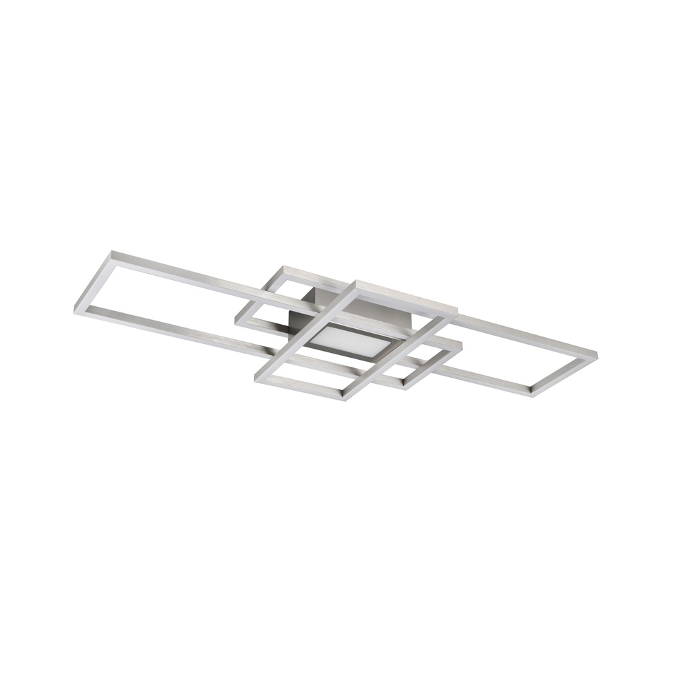 Moderne Deckenlampe Fresno Nickel Trio 4017807653717