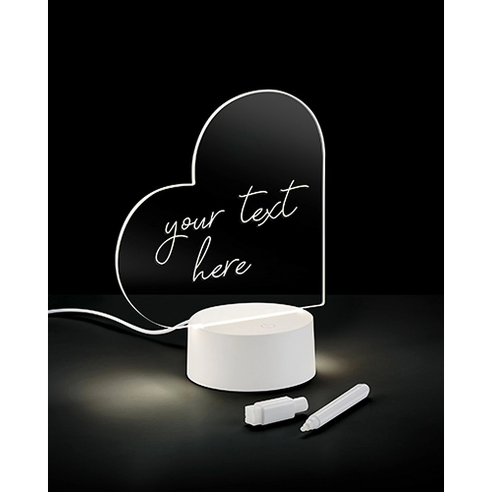 Tischlampe Amour Mit Marker beschreibbar Trio 4017807678383