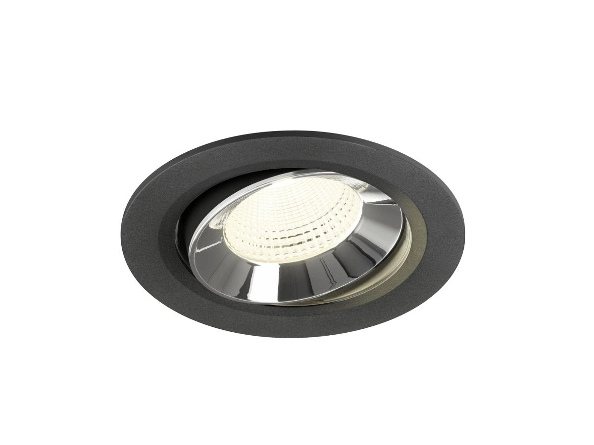 Einbau-Strahler Numinos Move L schwarz/chrom 4000K - 55gr