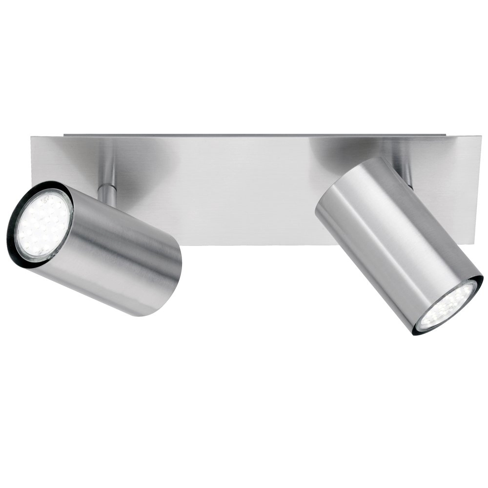Deckenstrahler Series 8024 2-leichte Nickelmatte