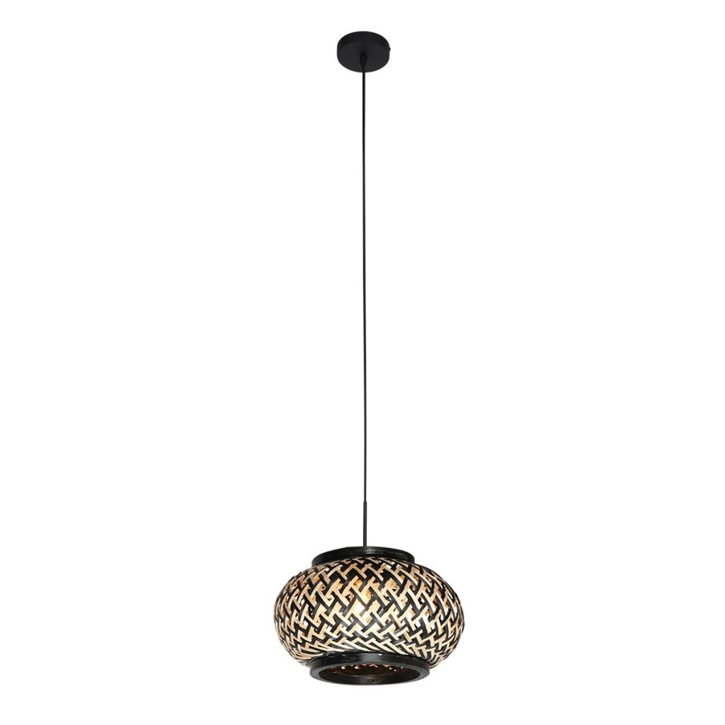 Pendellampe Nox Light mit Bambusschatten Ø23 cm Steinhauer 8712746183320