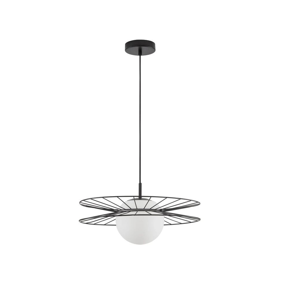 Schwarze Pendelleuchte Ellery Ø 45cm Lyora 5212017435279