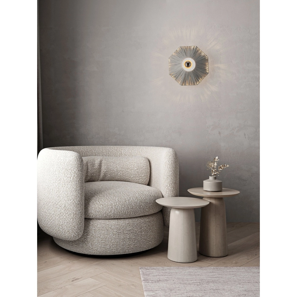 Wandlampe Elvio graue Ø 30cm