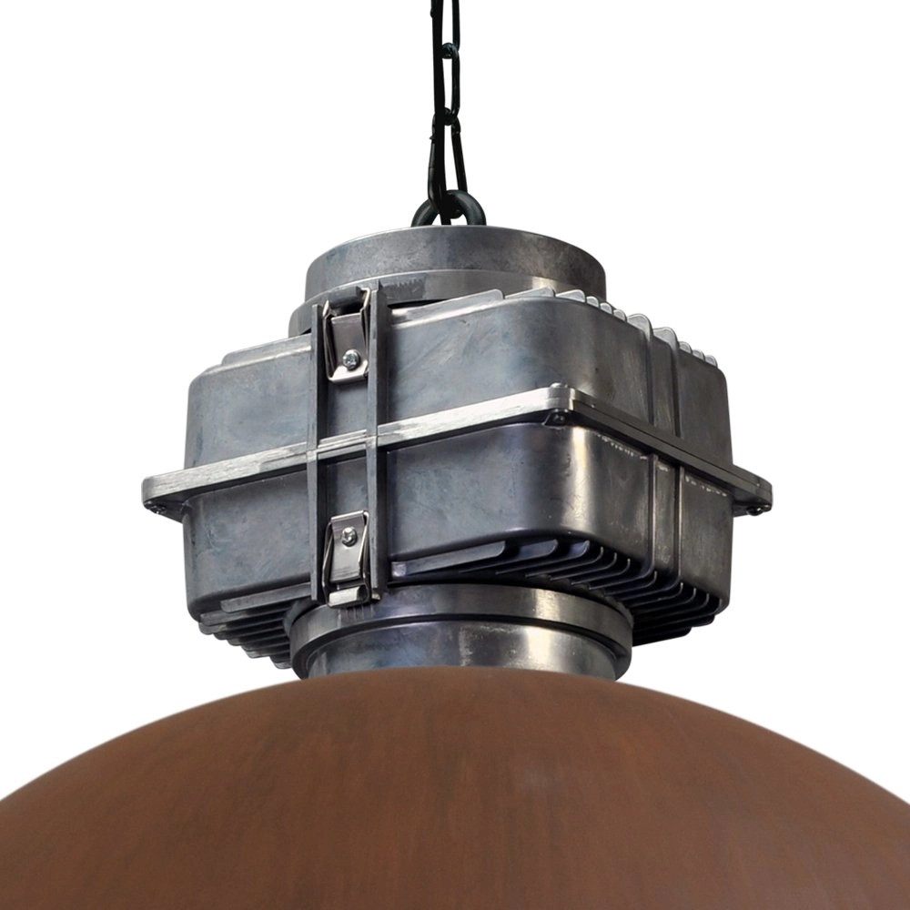 Pendelleuchte Industria 80 rostbraun mit Metallgrau Masterlight 8718121122960