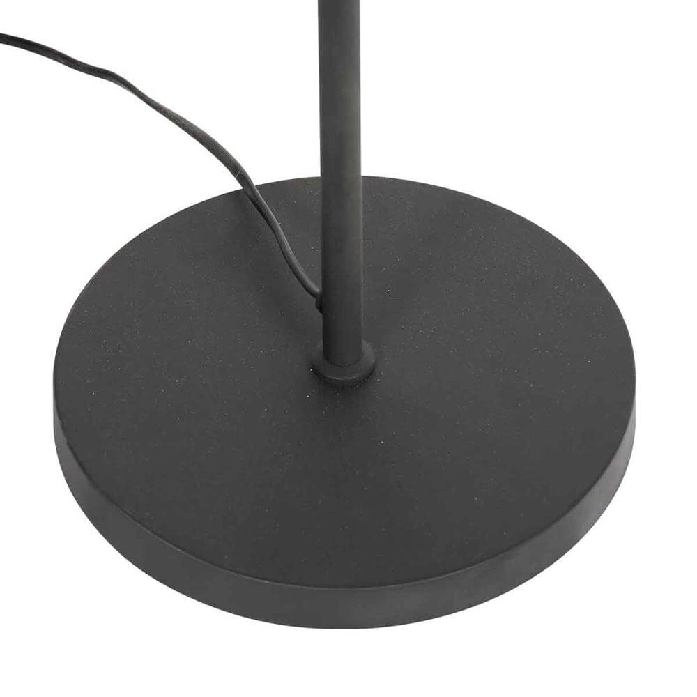 Stehlampe Oeroe schwarz mit gold Steinhauer 8712746176360