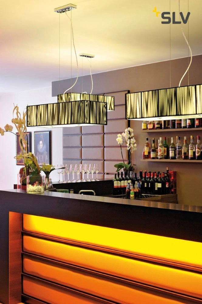 LED Hängelampe Q-Line Dimmbar 142 cm schwarz SLV 4024163196116