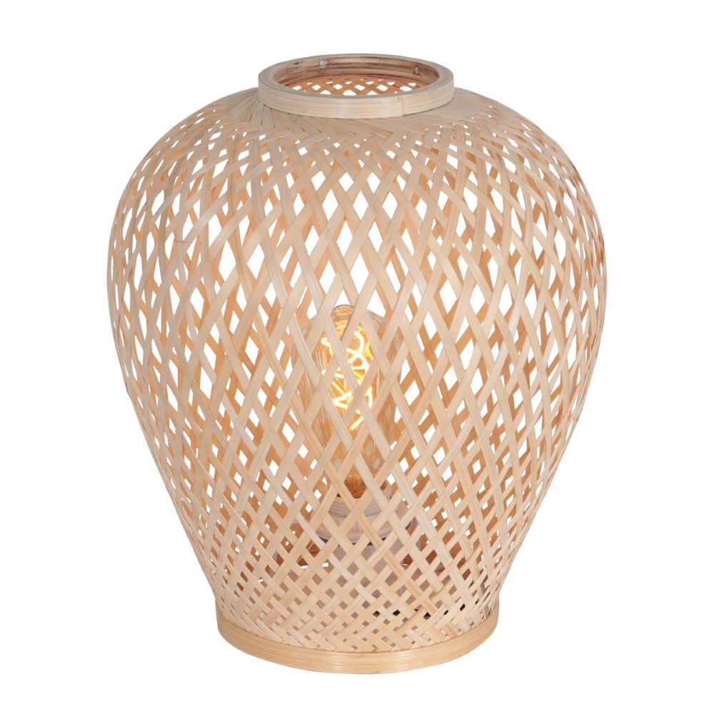 Tischlampe aus Bambus Maze Ø 30cm