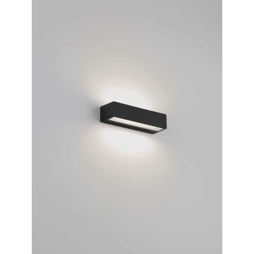 Elegante Wandlampe Lane schwarz 22 cm – 21 W Lyora 5212017496737